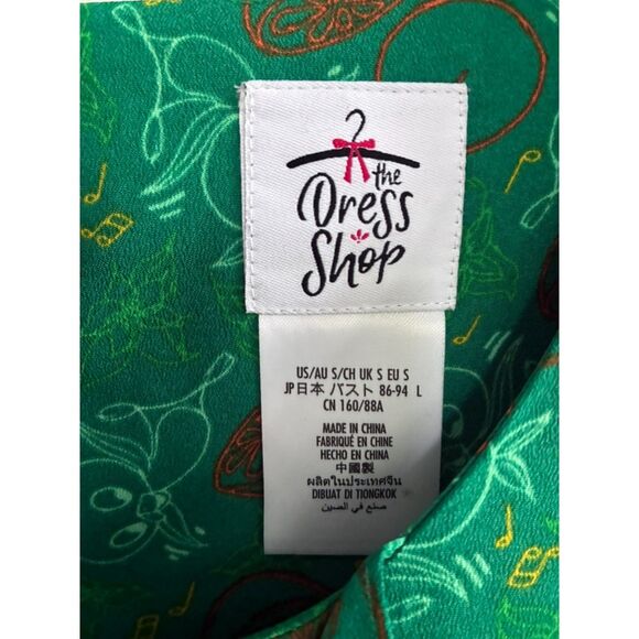 Disney Dress Shop Orange Bird Green Boho Dress Size Small 50th Anniversary - Picture 8 of 8